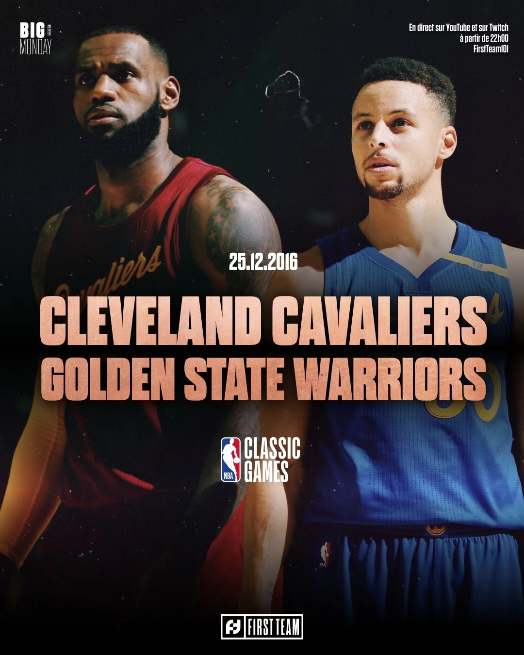 2024-25 NBA聖誕大戰睽違六年湖人VS勇士