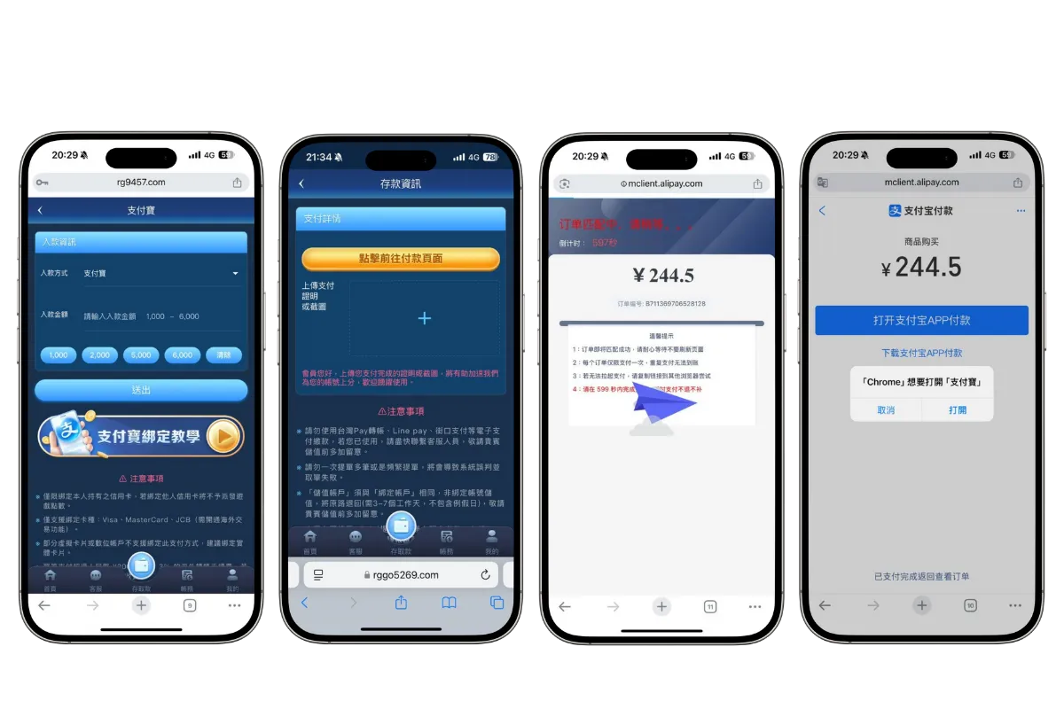 Step 4 輸入儲值金額並送出訂單進行付款