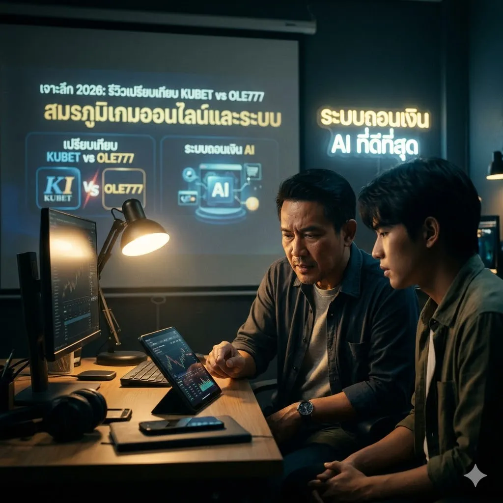 เจาะลึก 2026 รีวิวเปรียบเทียบ KUBET vs OLE777 สมรภูมิเกมออนไลน์และระบบถอนเงิน AI ที่ดีที่สุด